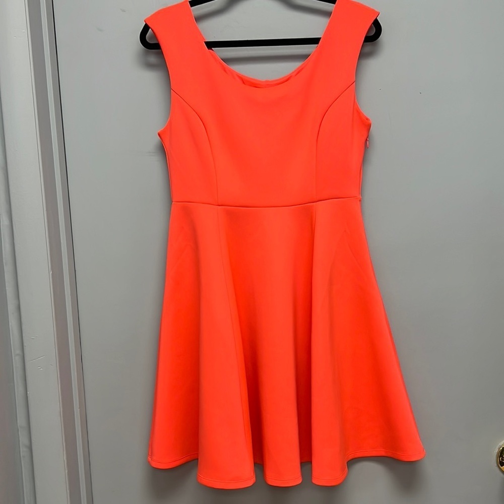 Milly For Design Nation Bright Coral Dress Size 12